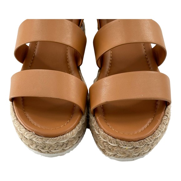 Platform Espadrilles Women’s Sandals (Tan) - Size 9 - Picture 3 of 11